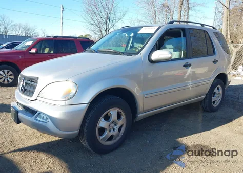 2002 Mercedes-Benz Ml 320 из США, поврежденный, VIN 4JGAB54E72A353815